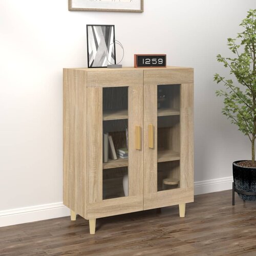 VidaXL Komoda boja hrasta sonome 69,5x34x90 cm od konstruiranog drvo Slike