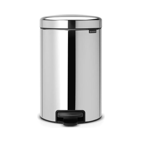 Brabantia Ko&amp;scaron; za odpadke s pedalom 12 L s plastičnim vložkom - svetlikajoče jeklo Slike