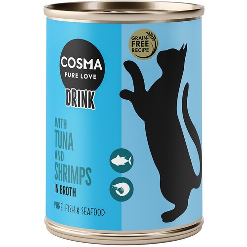 Cosma Ekonomično pakiranje Drink 12 x 100 g - Tuna i kozice Cijene