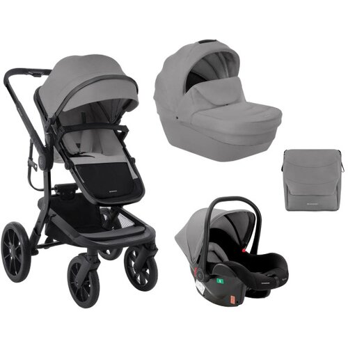 Kikka Boo kolica Irene premium 3in1 set sa I-SIZE autosedištem i tvrdom korpom Light Grey (KKB11253) Cene
