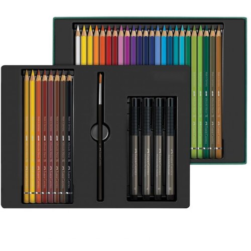  SET ALBRECHT D&amp;Uuml;RER &amp;amp; PITT ARTIST PEN PK37 FABER CASTELL 217553 SORTIRANO Slike