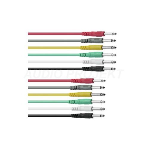  KABAL OMNITRONIC Jack cable 6.3 Patchcord mono 6×1.5m Cene