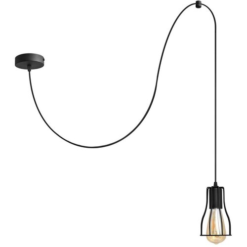  Luster na kablu TUBE 1xE27/15W/230V crna Cene