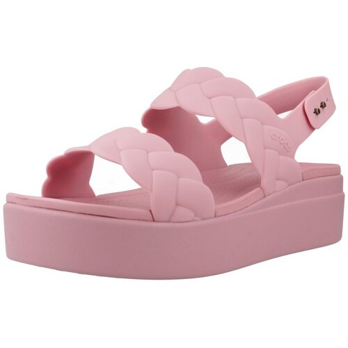 Crocs Japonke BROOKLYN WOVEN UPPER LW Rožnata Cene