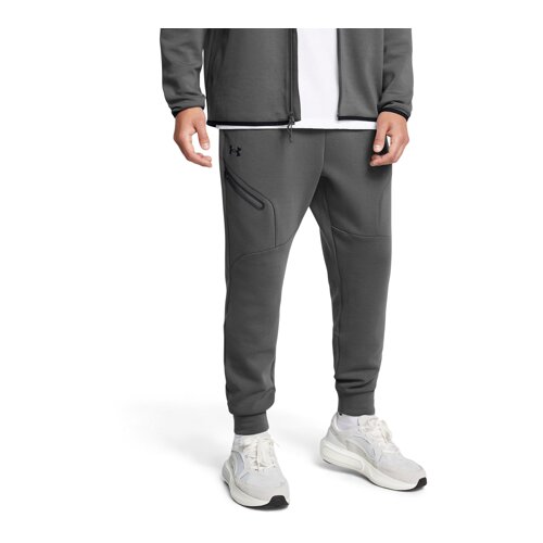 Under Armour UA Pants Unstoppable Fleece Joggers, Castlerock/Black - XL, (21581738) Cene