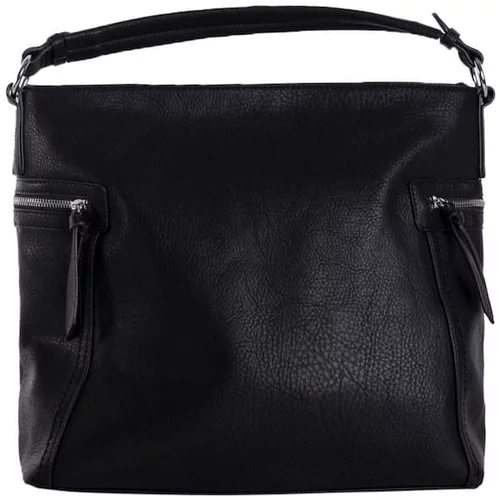 Fashionhunters Women's black shoulder bag with a handle