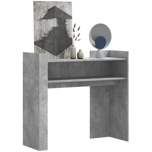 VidaXL Konzolni stol siva boja betona 100x35x90 cm od iverice Slike