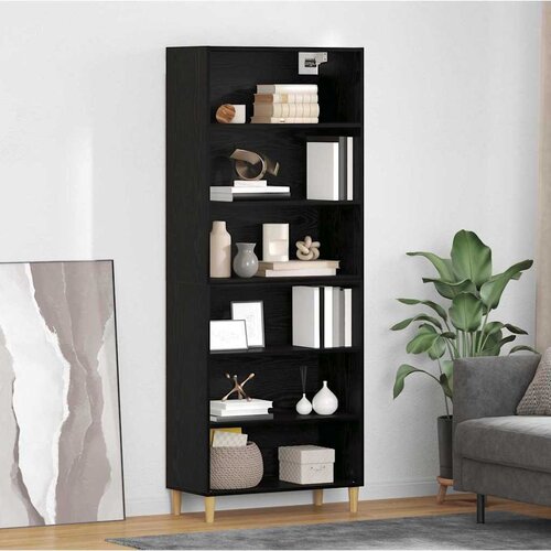  Highboard Crni hrast 69,5 x 32,5 x 180 cm Konstruirano drvo Cene