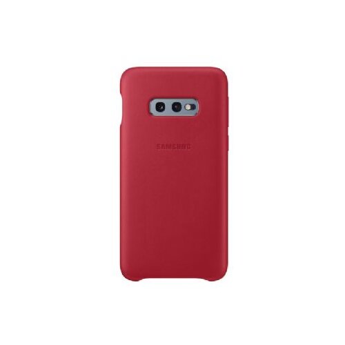Samsung original usnjen ovitek EF-VG970LRE za Galaxy S10e G970 - zaščita zadnjega dela - rdeča Cene