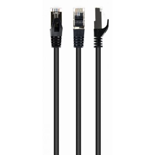 Gembird PP6-1M/BK Mrezni kabl, CAT6 FTP Patch cord 1m black Slike