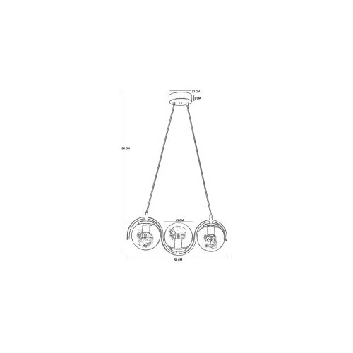 Opviq Luster 2597241, Zlatne boje Slike