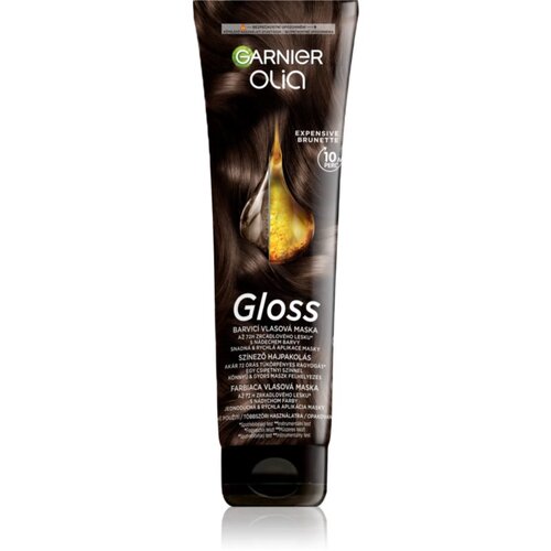Garnier Olia Gloss barvna maska za lase odtenek Expensive Brunette 150 ml Cene