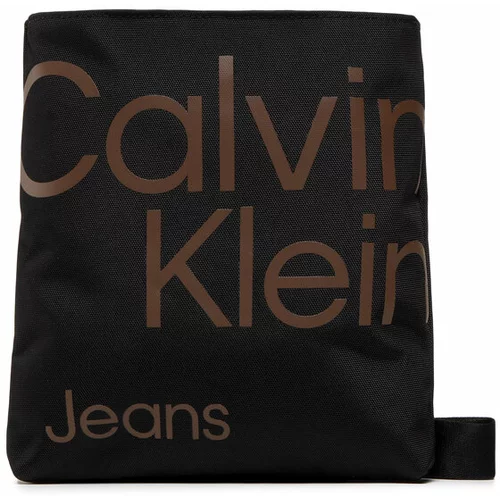 Calvin Klein Jeans SPORT ESSENTIALS FLATPACK18 AOP Torba preko ramena, crna, veličina