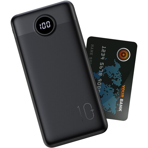Powerbank Veger L10S PD QC3.0 20W 10000 mAh črn Slike