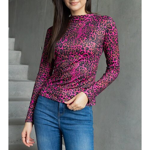 Gemre Pink blouse adorned with Amaya print Slike