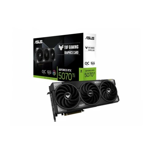Asus Graficke karte TUF-RTX5070TI-O16 GAMING NVD/16GB/GDDR7/256bit/crna Slike