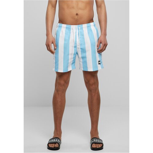 UC Men Pattern Swim Shorts balticbluebarstripe Cene