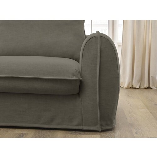 Bobochic Paris Zelena sedežna garnitura za spanje/raztegljiva 216 cm Archimede &amp;ndash; Slike