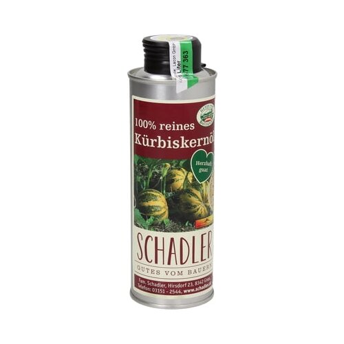 Schadler Bučno olje g.g.A. okrogla posoda - 250 ml Cene