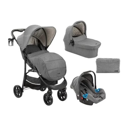 Kikka Boo Selina premium 3in1 kolica set sa I-SIZE autosedištem i tvrdom korpom Dark Grey ( KKB11257 ) Cene