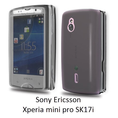  Gumijasti / gel etui za Sony Ericsson Xperia mini pro SK17i Slike