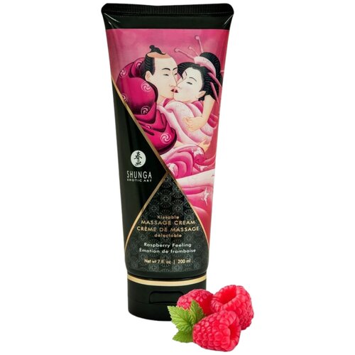 Shunga - masažna krema - malina (200ml) Cene