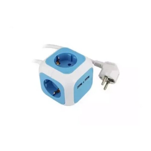  Prenosiva uticnica 4xschuko 16A 250V+2xUSB 5V 2.1A Cene