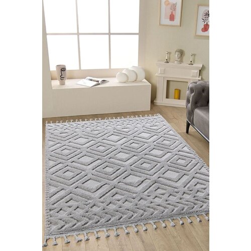 Conceptum Hypnose tepih 0C830B, pravougaoni, 100x200 cm, sivi Cene
