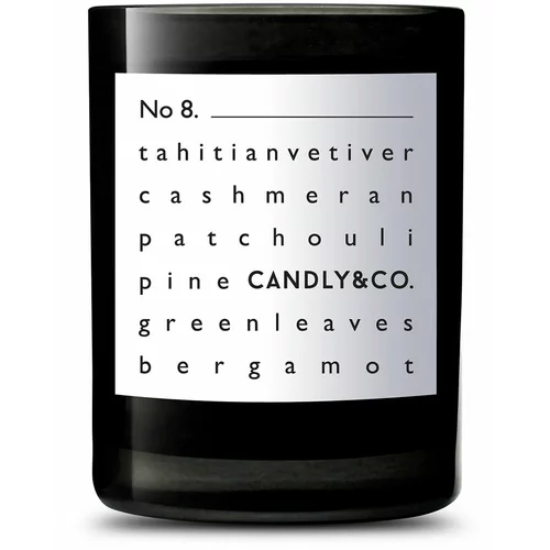 Candly Mirisna svijeća od sojinog voska No.8 Vetiver & Cashmeran