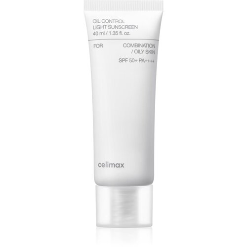celimax Oil Control Light Sunscreen krema za sunčanje SPF 50+ za mješovitu i masnu kožu 40 ml Cene
