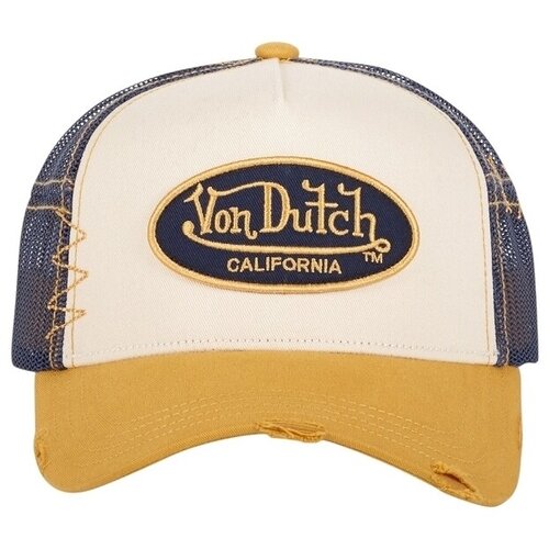 Von Dutch Kape s šiltom USED YELLOW BLUE Rumena Cene