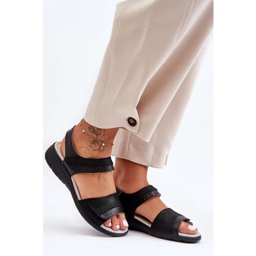 S. BARSKI Classic Sandals with Velcro S.Barski