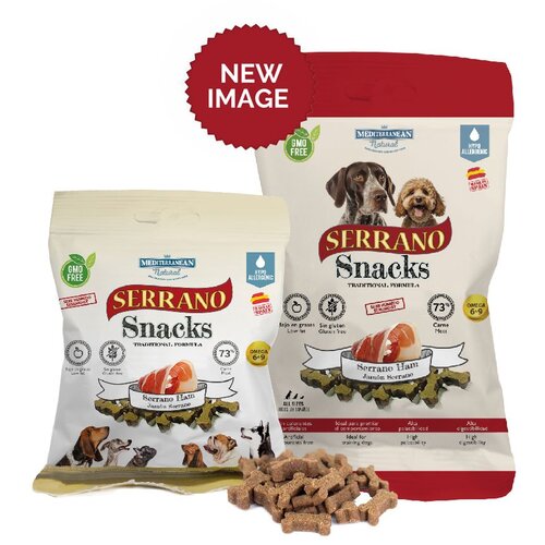 Mediterranean_Natural Serrano dog poslastica za pse - ukus šunke 100 g Slike