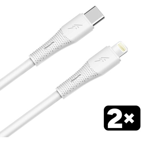 Avax Kabl CB4304 2X / USB-C to Lightning / 1.5 m / White Slike