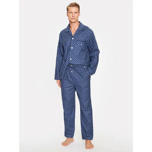 Polo Ralph Lauren Pižama 714915969001 Mornarsko modra Regular Fit