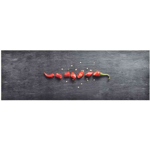 vidaXL kuhinjski tepih s uzorkom feferona perivi 60 x 180 cm Cene