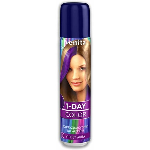 VENITA jednokratni sprej za farbanje kose - violet aura 10, 50ml Slike