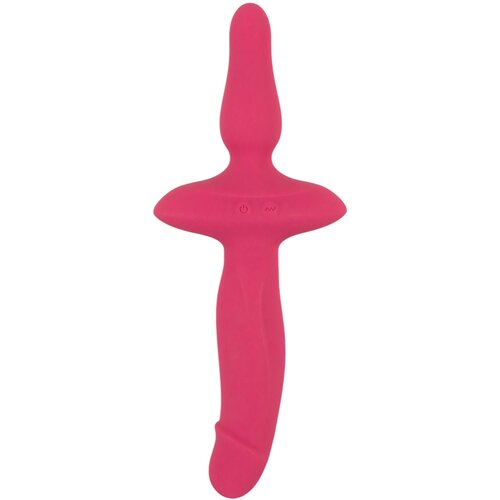  Izbira Parov - 2v1 vibrator in analni čep (roza) Cene