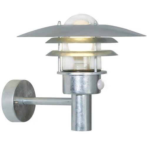 Nordlux Spoljna zidna lampa sa senzorom LONSTRUP 1xE27/60W/230V IP44 srebrna Cene