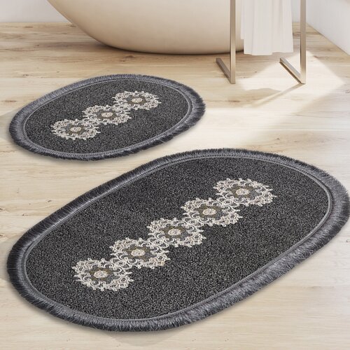 Hanah home set 2 prostirke za kupatilo Antracit Cene