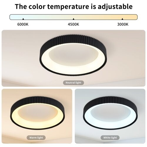  Brilagi - LED prigu&amp;scaron;iva stropno svetlo FALCON MODERN LED/54W/230V 60 cm crna +daljinski upravljač Slike