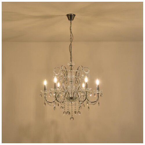  Luster na lancu KRISTALLO 6xE14/15W/230V Cene