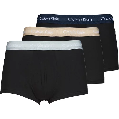 Calvin Klein Jeans Boksarice LOW RISE TRUNK X3 Črna
