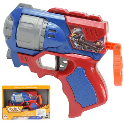 Magic Toys Cool Soft Bullet Gun: Manj&scaron;e orožje za spužvaste naboje z naboji v modro-rdeči barvi 14 cm Cene