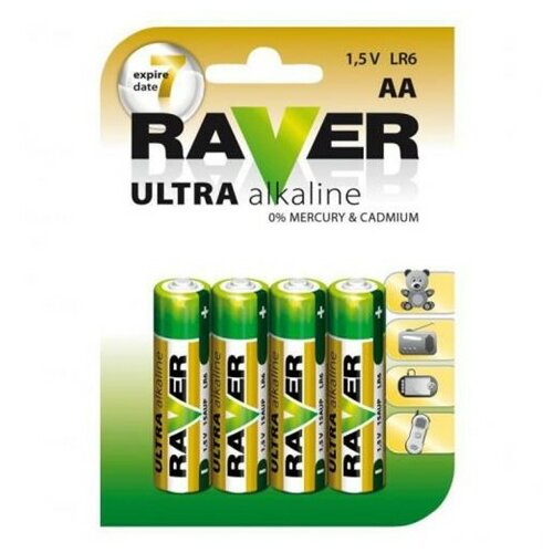 Raver alkalne baterije LR6/4 baterija Slike