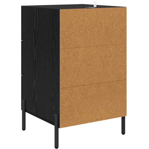  Noćni ormar Crni hrast 40 x 40 x 66 cm Konstruirano drvo Slike
