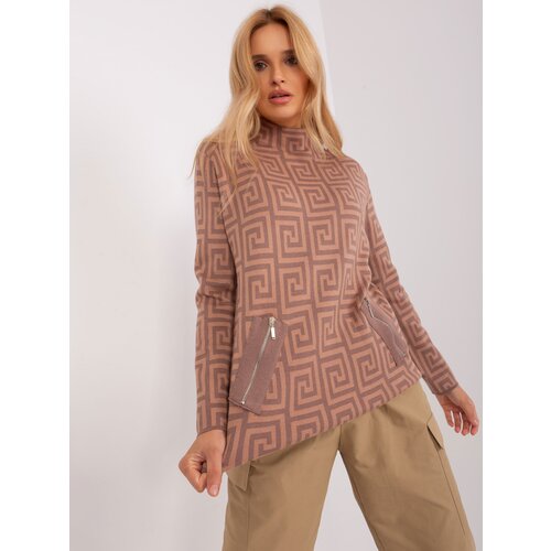 Wool Fashion Italia Sweater-AT-SW-2341.00P-light brown Cene