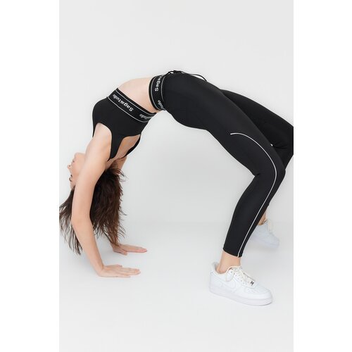 Trendyol Sports Leggings - Black - High Waist Slike