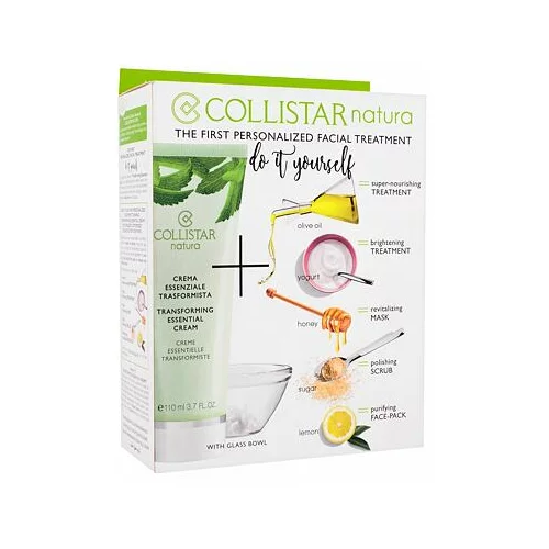 Collistar Natura Transforming Essential Cream darilni set vlažilna krema 110 ml + posodica + žlička za ženske