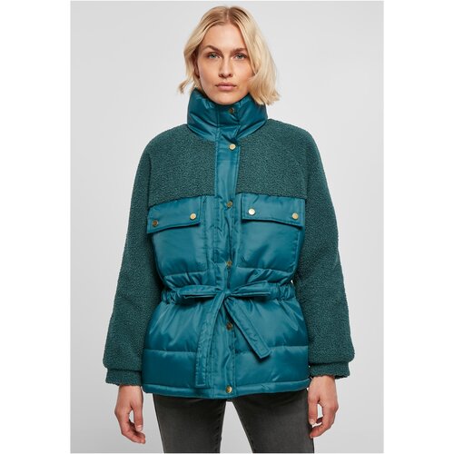 UC Curvy Ladies Sherpa Mix Puffer Jacket jasper Slike